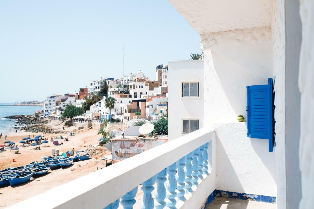 Surf Maroc's Auberge Taghazout Exterior foto